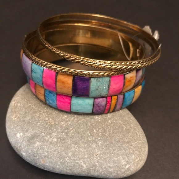 Multi Colour Bangles - Picture 1 of 5